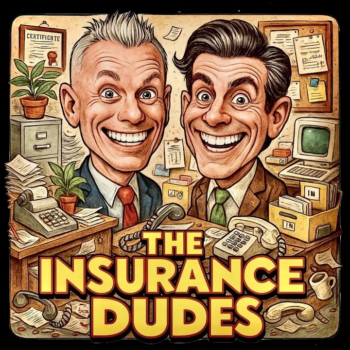 The Insurance Dudes Podcast Logo